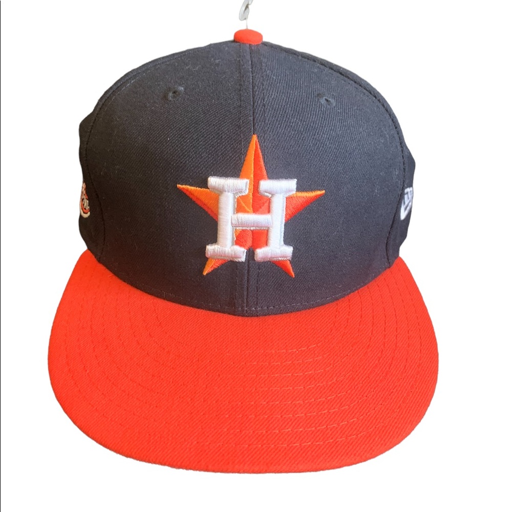 NWT Houston Astros New Era 9Fifty Baseball Cap Hat Size M/L Snap Back Side Patch